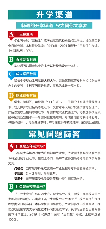 云南省玉溪卫生学校2023年招生计划